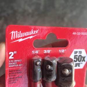 Milwaukee Socket Adapter SHOCKWAVE Impact Duty 1/4 in. Hex Shank Socket Adapter Set (3-Piece)