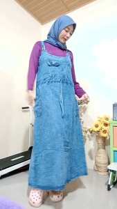 Overall/Jumpsuit/Playsuit Jeans Polos Wanita Terbaru
