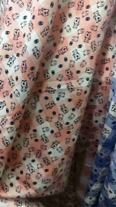 PROMO!! Kain Katun Linen Motif Sapi Lucu & Bahan Kain Premium