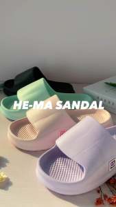 Sandal Slop Wanita Smile Bahan Eva FleksibelLentur Ringan 965W Hema Size 36-40