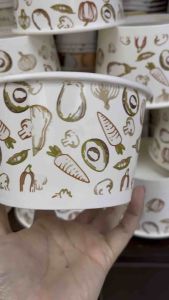 ถ้วยกระดาษ 850 cc/ 50 ใบ ทรงสูง ปาก 142 ราคา โรงงาน