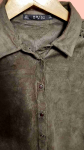 Kemeja Korduroy Branded Original Second Size M