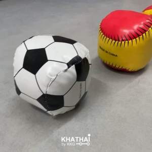 ลูกบอลนิ่ม บอลนิ่มหนังPU 4 ลูก สำหรับนิ่ม ไม่เด้ง เสริมสร้างร่างกาย การแต่งตัวคุณภาพ WT-441-10