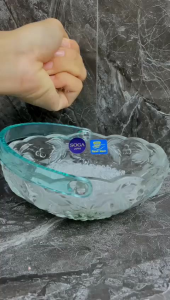 Keranjang Permen Kristal Kaca Candy Jar Mewah Import Souvenir Dekorasi Rumah
