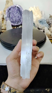 Natural Brazil High Gred Gypsum Selenite Crystal Point GS09 #SELENITE
