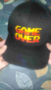 Mũ Lưỡi Trai GAME OVER Phối Lưới Thoáng Mát