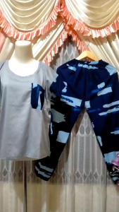 SETELAN CELANA PANJANG KOMBINASI BABY DOLL