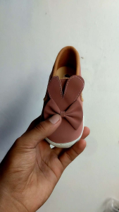 Sepatu Anak Slip On Lucu Anak Perempuan Model Pita Kelinci Size 22-25