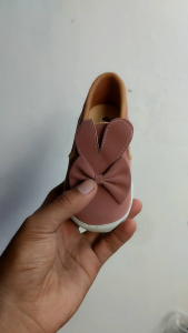 Sepatu Slip On Anak Perempuan Model Pita Kelinci Size 22-25