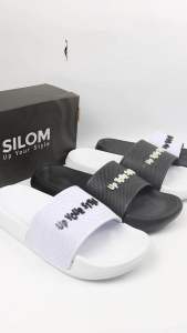 Silom Sandal Slop Eva Karet Logo Timbul Arise Up Your Style Flip Flop Sendal Slide Pria dan Wanita PClass-2