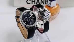 Đồng Hồ Đôi Bulova 96B450 & 96P238 Quartz Size 43-32 Tone Black Basic