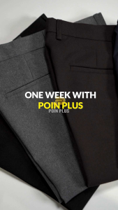 Celana Bahan Slimfit Pria & Semiwool Poinplus