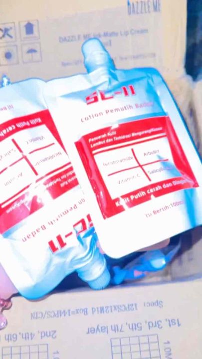 SC-11 LOTION PEMUTIH TUBUH KULIT CERAH HALUS DALAM 7 hari original 100Ml