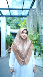 KERUDUNG MOTIF TERBARU 2025 BAHAN JERSEY HIJAB BERGO PRINTING PREMIUM