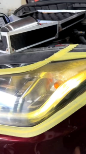 Bộ dụng cụ Đánh bóng đèn pha ô tô - dung dịch đánh bóng đèn pha ô tô tẩy ố vàng vệ sinh làm sạch