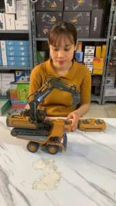 Xe ben Điều Khiển Từ Xa YIGONG 9 Kênh hợp kim nâng hạ ben