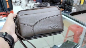 hand bag / clutch bag/ tas tangan kulit sapi