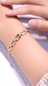 La Vienne - Cloudly - Gelang Rantai Tangan Titanium Wanita Anti Karat Aesthetic - Perhiasan Elegan Cantik Mewah Simple Bracelets