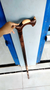 tongkat jalan kayu galih asem motif culak D19