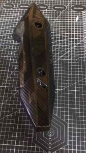 กันร้อนท่อ Click125i (18-21) Click150i เคฟล่า 5D **มีตัวเลือก** ข้างท่อ ของแต่ง มอเตอร์ไซค์