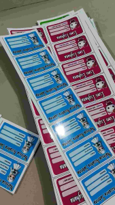 isi 21 Stiker Mapel Label Mata Pelajaran Sekolah Sticker Custom Nama Buku Pelajaran Sekolah