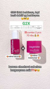 GLAD2GLOW - Peach Retinol Serum & Moisturizer ANTI AGING