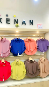 Hijab Kenan - Bergo Kenan Size M Murah Instan Daily