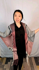 Three Dots Cashmere Blend Wrap for Women – Soft Lightweight and Cozy Scarf Shawl for All Seasons
