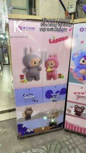 (LẮP RÁP SẴN - GIAO HOẢ TỐC) tủ nhựa Labubu Moca VietThanh nhựa mới. Thiết kế xinh yêu cho bé cưng - nội thất Khả Vy