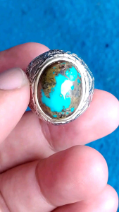 CINCIN PRIA PIRUS PERSIA MOTIF HURUF \"i\" CEPLOK ASLI NATURAL