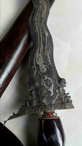 Kriss omyang jimbe kembar wesi aji pamor mantap Hiasan dinding pajangan koleksi pribadi barang antik