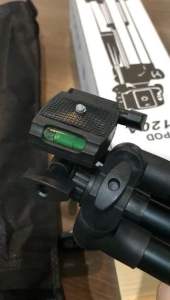 TRIPOD 3120 FULL BLACK 1 METER +HOLDER U FOR KAMERA DAN HANDPHONE HP