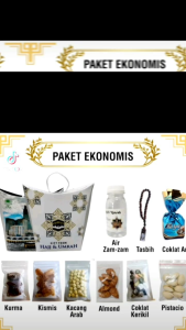 PAKET OLEH-OLEH HAJI ATAU UMROH/PAKET DUS TALI A 25 pcs