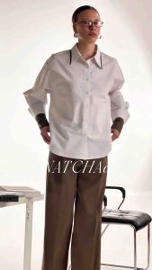 Double Cuff Oversize Shirt