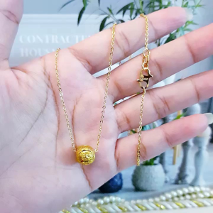 Kalung Xuping Koye Kolong Lapis Emas 18K 0628aab