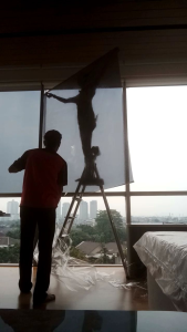 Kaca film rumah dan gedung penolak panas