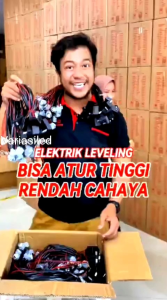 MURAH!!! 1 SET ELEKTRIK LEVELING Headlamp Biled Elektrik Ayoto Up Down Motor Mobil