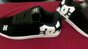 promo cod !!! sepatu skater court terbaru sepati tali gemuk sepatu casual sepatu gemuk hitam putih pria wanita