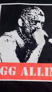 GG ALLIN BAND SHIRTS