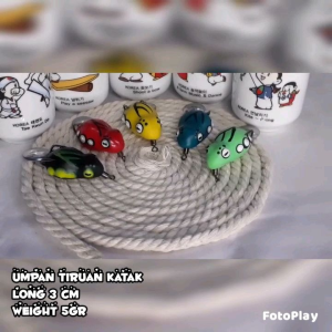 Umpan Ikan Air Tawar: Soft Frog 3cm