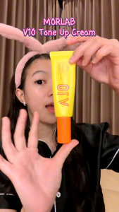 [FREE GIFT PROMO] MORLAB V10 VITAMIN TONE UP CREAM IDEBENONE MENCERAHKAN WAJAH BPOM ORIGINAL