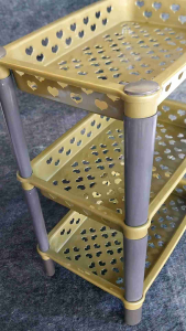 Harga Diskon!!! Rak Mini Susan Susun 3 Gold Rak Bumbu & Makeup