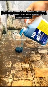 sonin toilet cleaner 1 liter cairan pembersih serbaguna keramik kamar mandi - toilet - stainless - syower - kran - bak mandi - peralatan dapur - dll