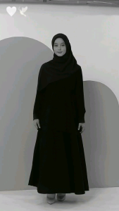 Abaya Jeehan Jetblack Premium: Desain Abaya Modern & Nyaman