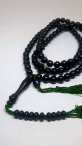 Tasbih kayu ebony hitam kalimantan 8mm 99butir