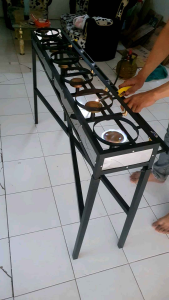 Kompor sambal bakar cobek 6 tungku cobek 16-20 cm