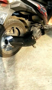 Knalpot CMS Model Tzm Fullsistem Tameng Airblade Tabung Vario Beat Scoopy Nmax Aerox Pcx Suara Bass Adem Gerung