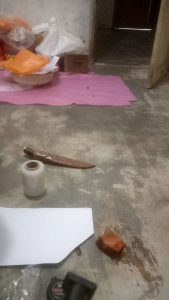 PISAU MODEL BAMBU GAGANG BENGKOK BH BAJA PER SUPER TAJAM PB 17.5 CM