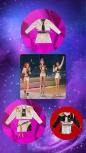 KPop Demon Hunters HuntrixGolden ชุดการแสดง ชุดเต้น ชุดโคฟเวอร์ ชุดแดนซ์ ชุดเกาหลี ชุดเคป๊อป