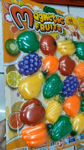 (GOGO TOYS) MAINAN EDUKASI MAGNET KULKAS BERBAGAI MACAM BENTUK BUAH IM 020 | MAINAN BUAH BUAHAN MAGNET